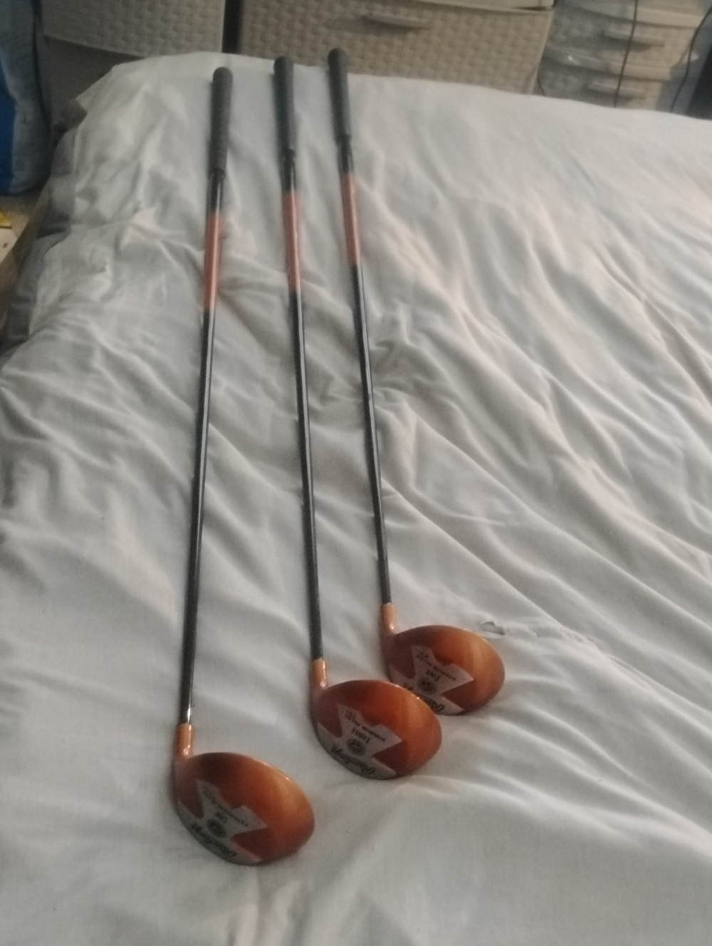 Rawlings Orange and Silver Titanium Alloy Right Handed Drivers
